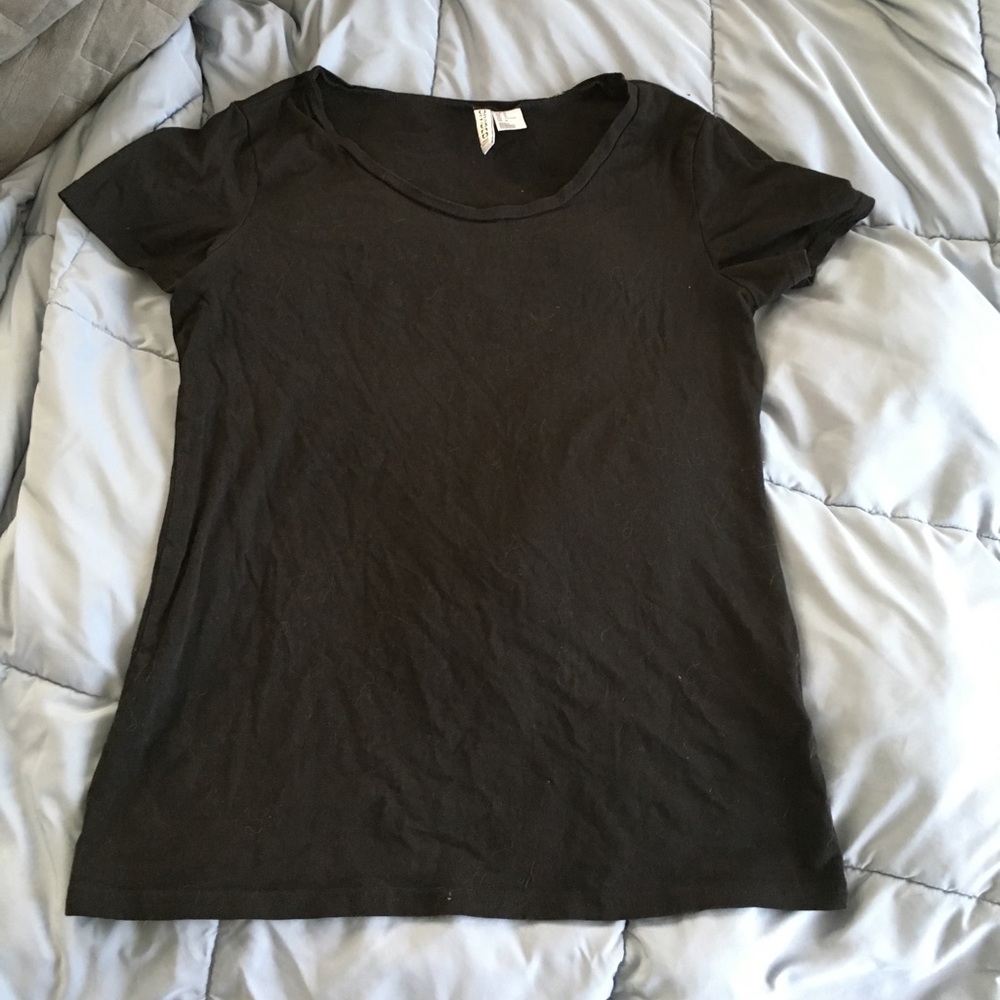 **3/$20** H&M t shirt black, medium